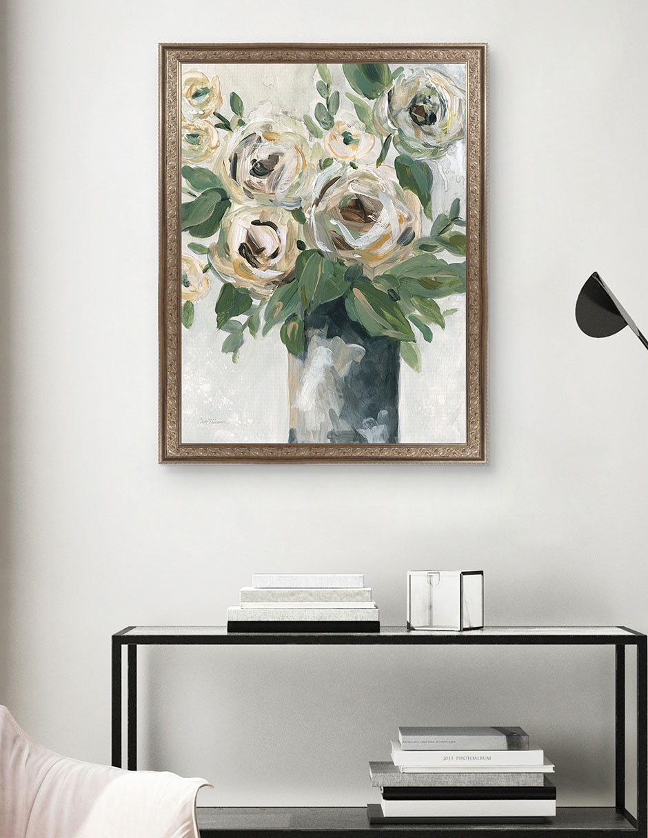 Cuadro decorativo Profundidad floral de Carol Robinson técnica mixta 5