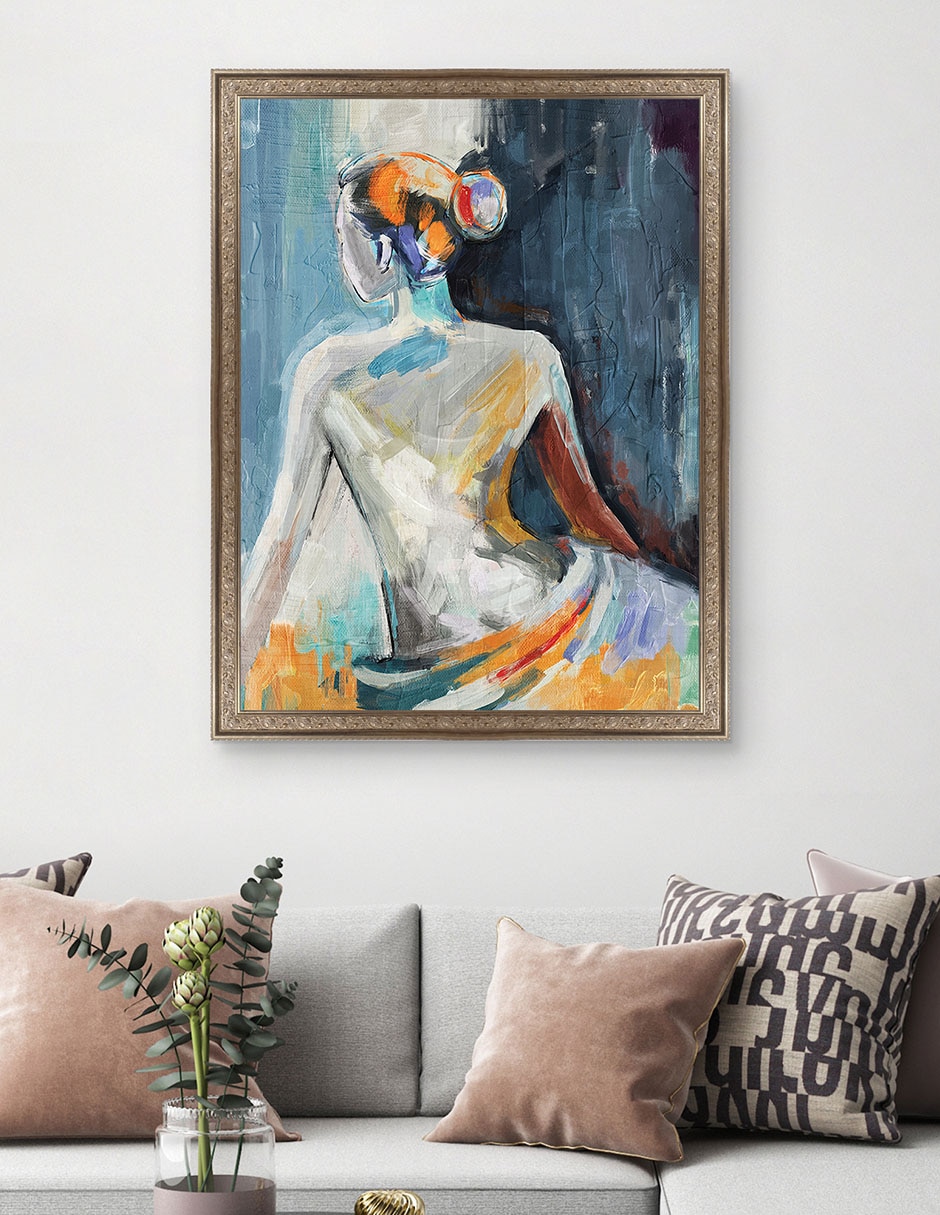 Cuadro decorativo Figurativo elegante y colorido 9 de Anna Lischenko técnica mixta 2
