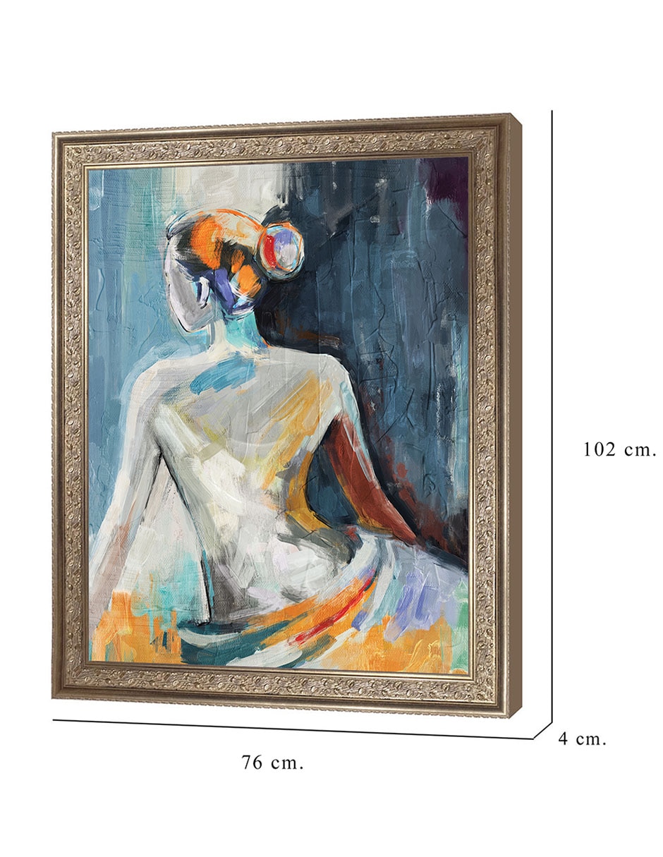 Cuadro decorativo Figurativo elegante y colorido 9 de Anna Lischenko técnica mixta 8