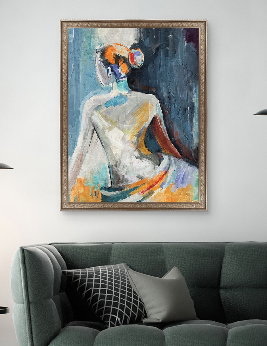 Cuadro decorativo Figurativo elegante y colorido 9 de Anna Lischenko técnica mixta 4
