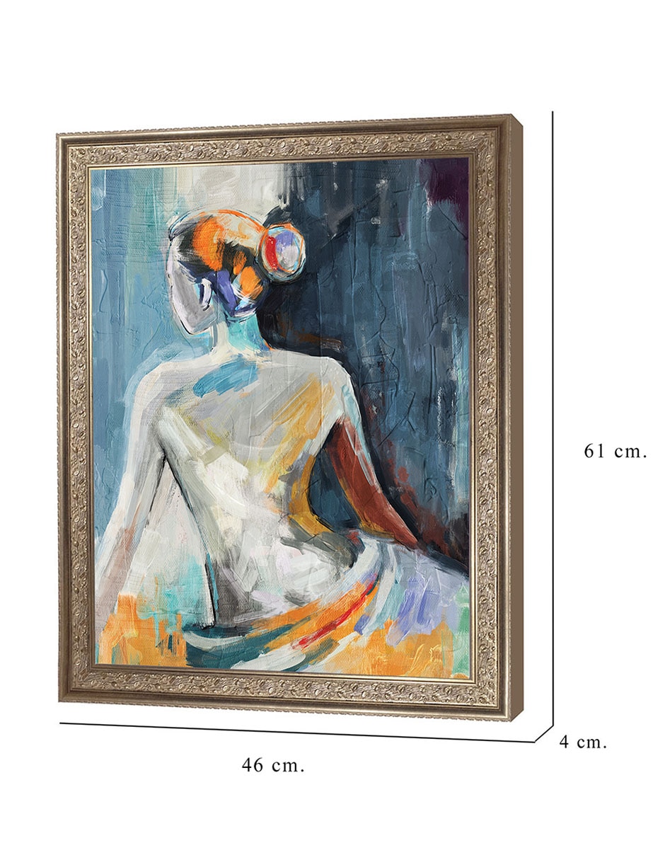 Cuadro decorativo Figurativo elegante y colorido 9 de Anna Lischenko técnica mixta 2