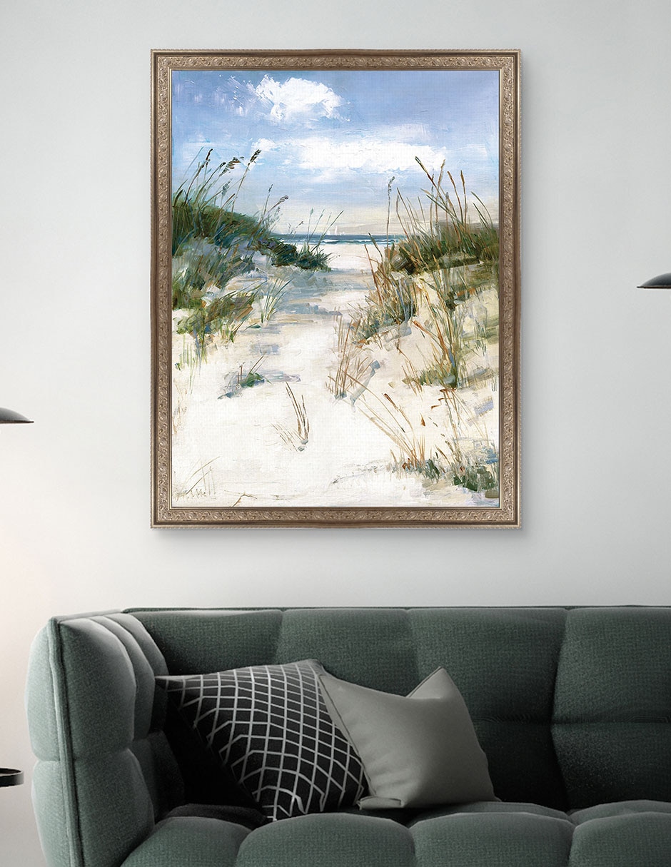 Cuadro decorativo Vista de dunas de Sally Swatland técnica mixta 5