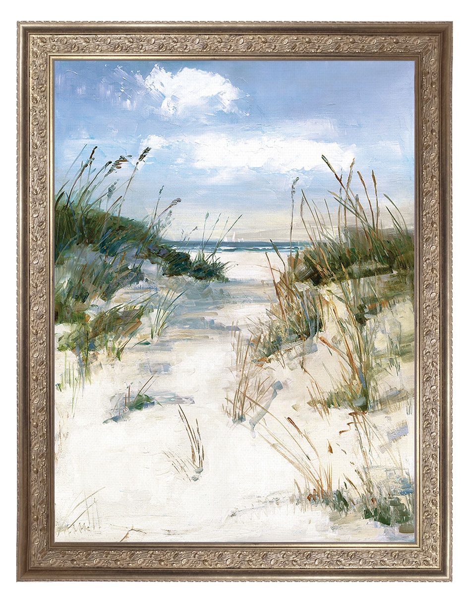 Cuadro decorativo Vista de dunas de Sally Swatland técnica mixta Cuadro decorativo Vista de dunas de Sally Swatland técnica mixta
