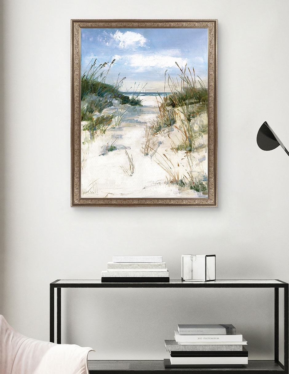 Cuadro decorativo Vista de dunas de Sally Swatland técnica mixta 4