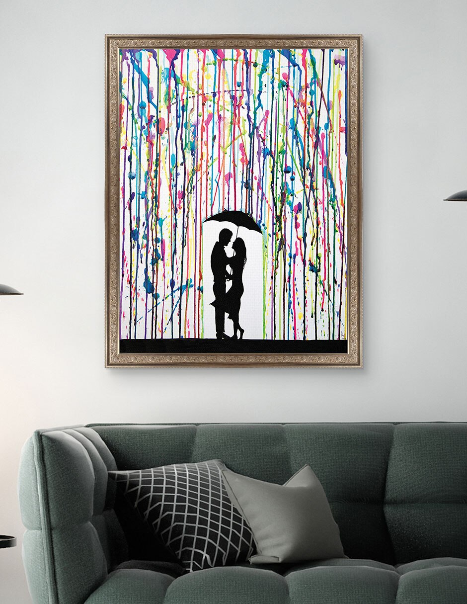 Cuadro decorativo Precipicio de Marc Allante técnica mixta 4
