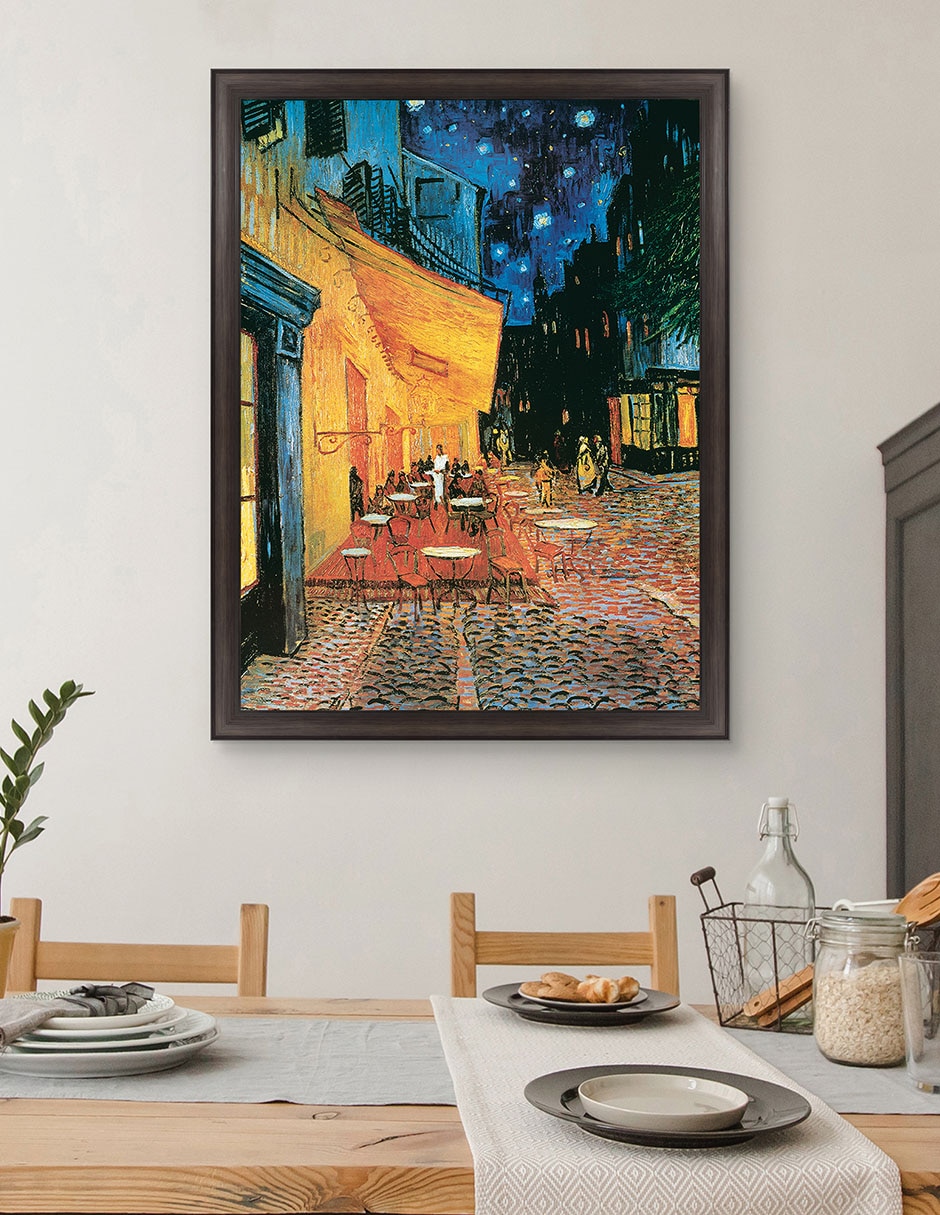 Cuadro decorativo Van Gogh – Terraza de café de noche de Portfolio Arts Group técnica mixta 3