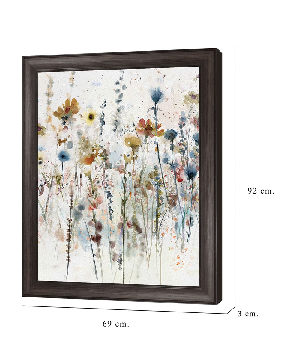 Cuadro decorativo Retrato de flores silvestres en acuarela I de Studio Arts técnica mixta 8