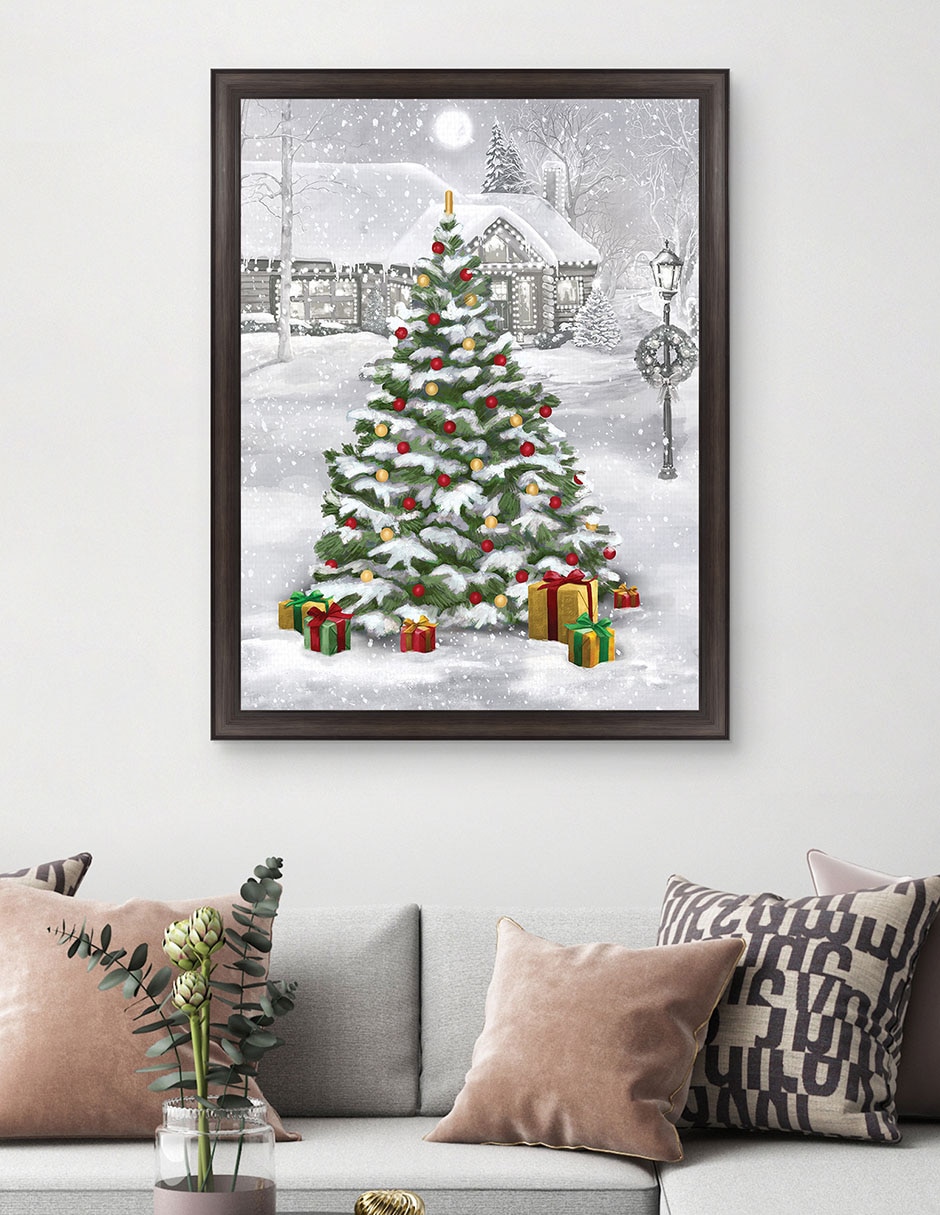 Cuadro decorativo Árbol resplandeciente de Grateful Licensing Studio técnica mixta 2