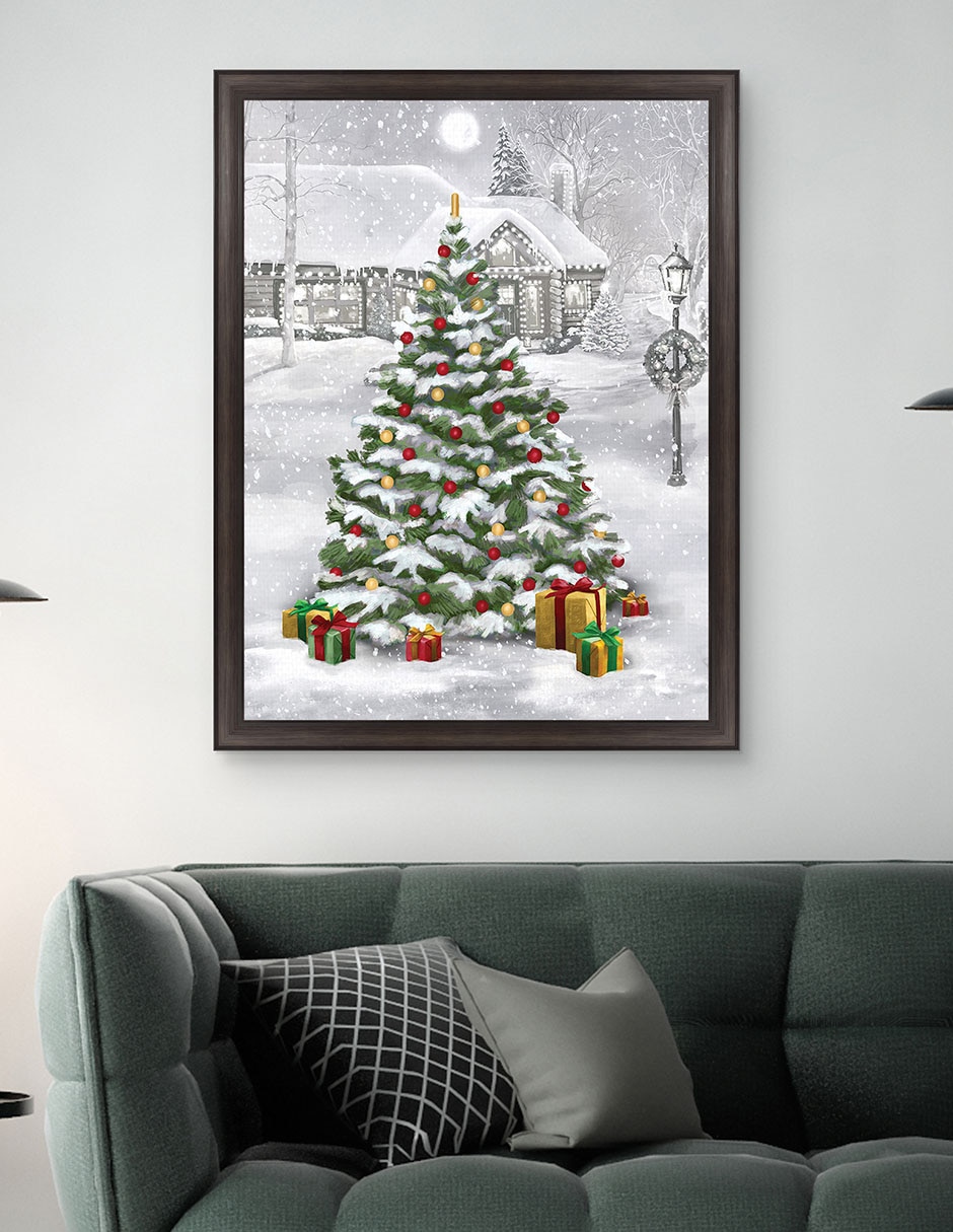 Cuadro decorativo Árbol resplandeciente de Grateful Licensing Studio técnica mixta 4