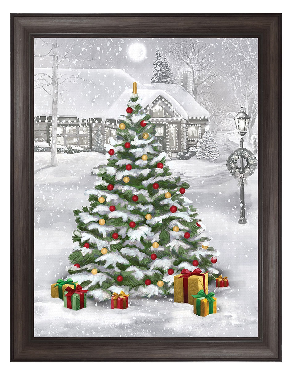 Cuadro decorativo Árbol resplandeciente de Grateful Licensing Studio técnica mixta