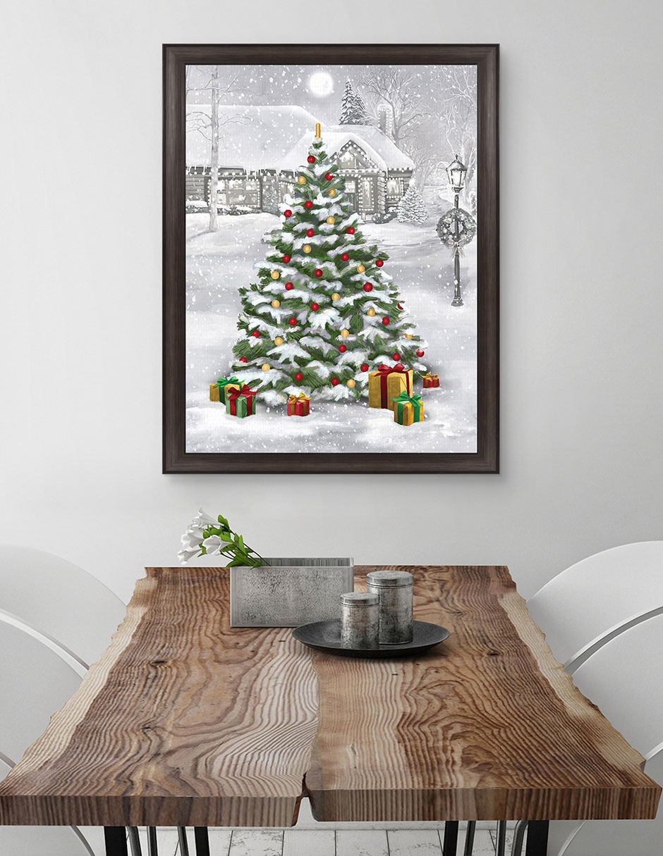 Cuadro decorativo Árbol resplandeciente de Grateful Licensing Studio técnica mixta 4
