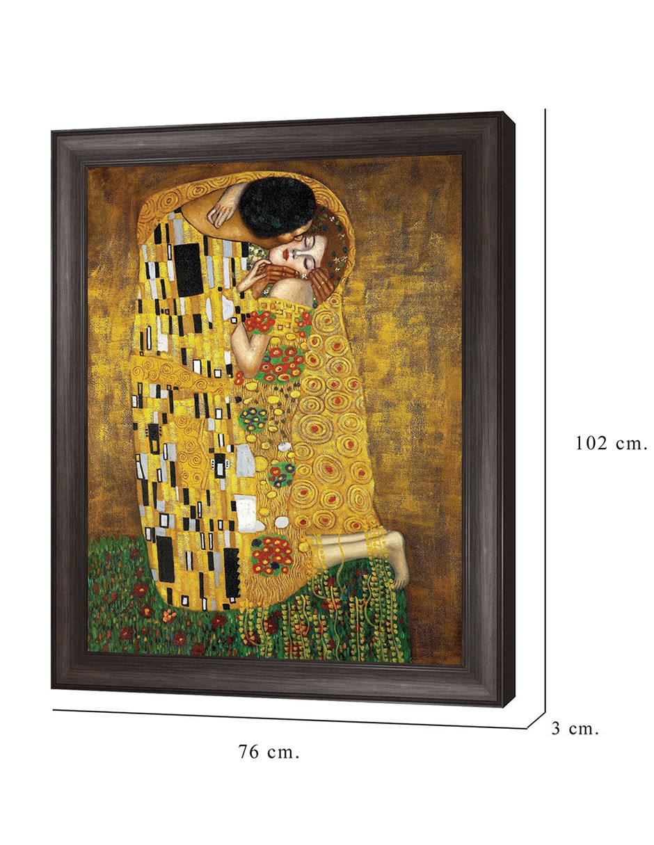 Cuadro decorativo Beso eterno de Gustav Klimt técnica mixta 2