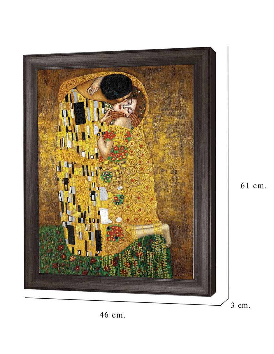 Cuadro decorativo Beso eterno de Gustav Klimt técnica mixta 8