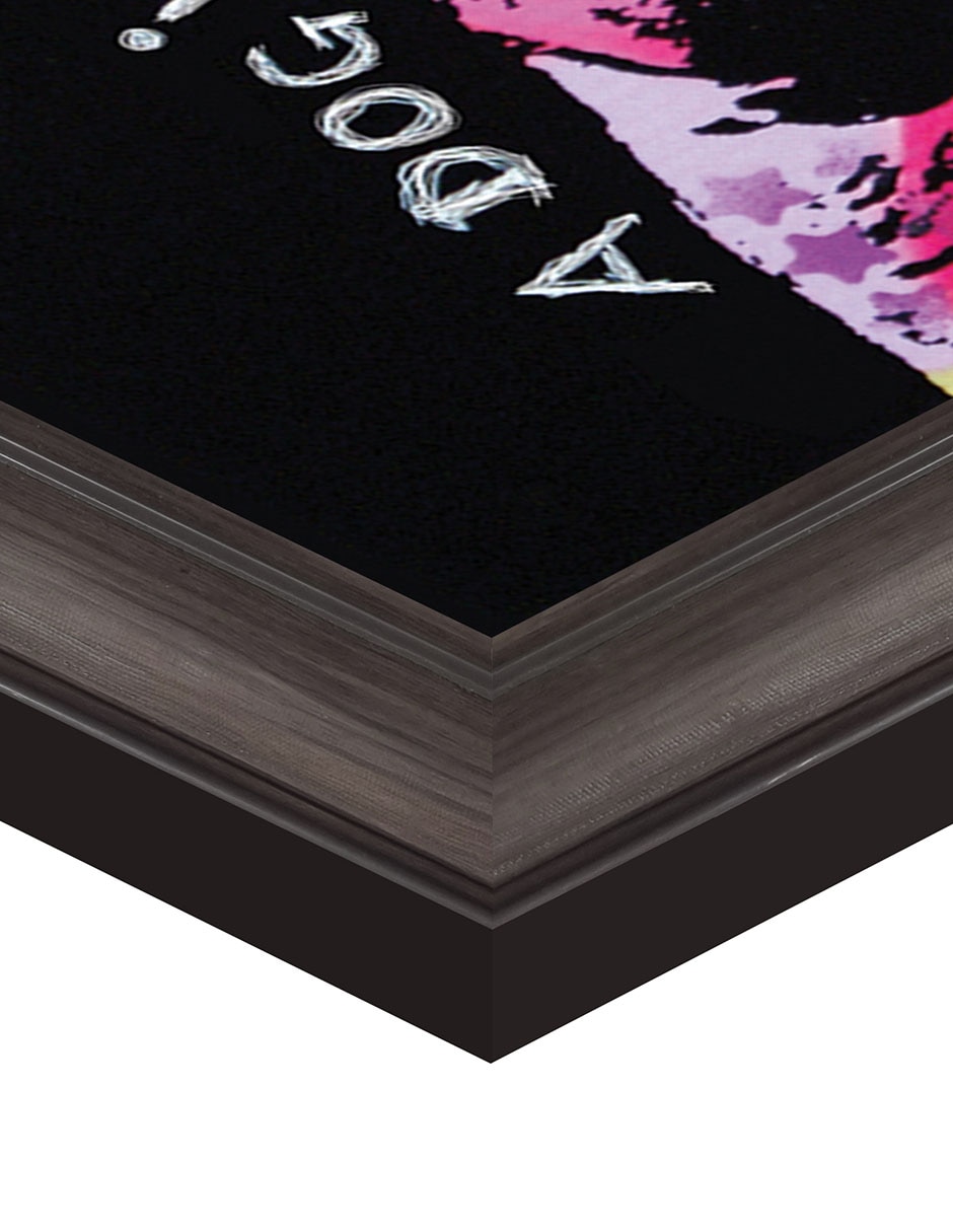 Cuadro decorativo Pitbull pensativo de Dean Russo técnica mixta 6