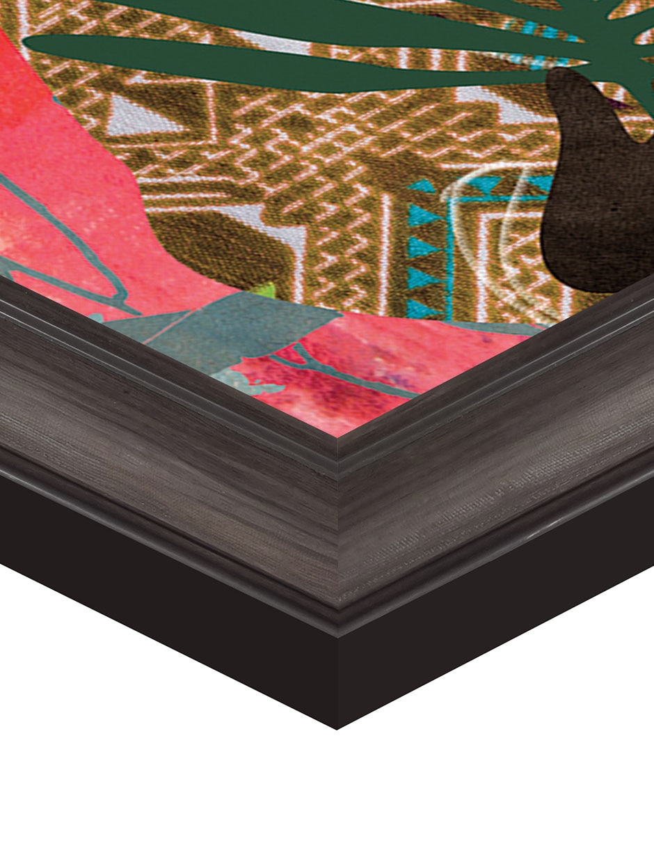 Cuadro decorativo Mujer moderna con turbante de Nikki Chu técnica mixta 6
