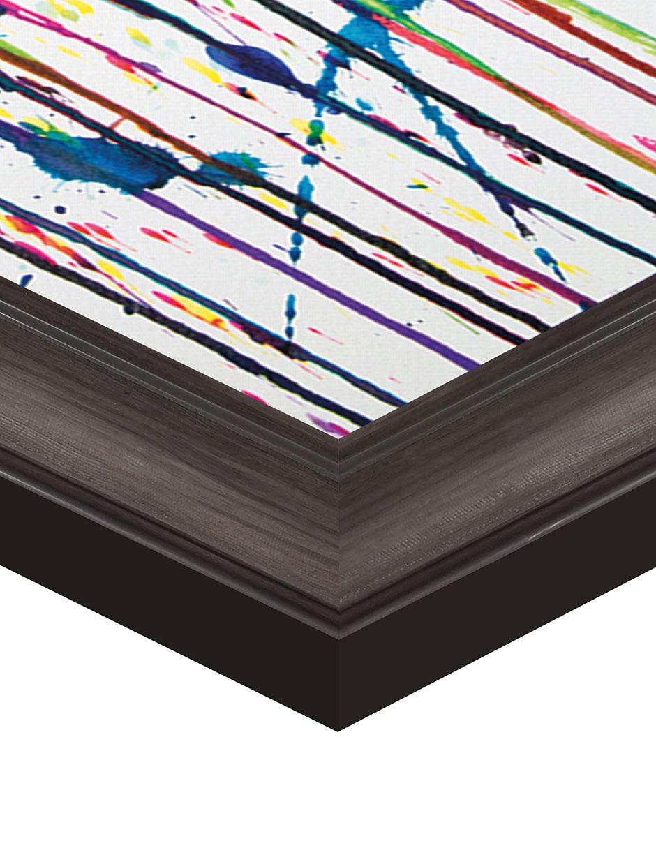 Cuadro decorativo enmarcado- precipicio de marc allante técnica mixta 6