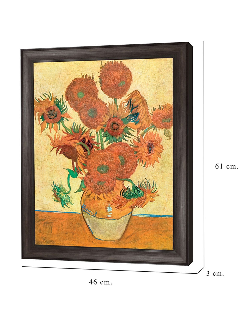 Cuadro decorativo Van Gogh – girasoles de Portfolio Arts Group técnica mixta 2