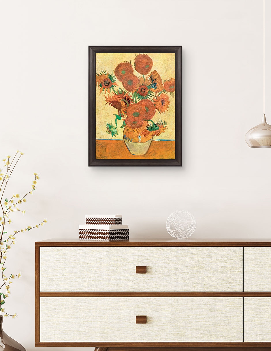 Cuadro decorativo Van Gogh – girasoles de Portfolio Arts Group técnica mixta 4