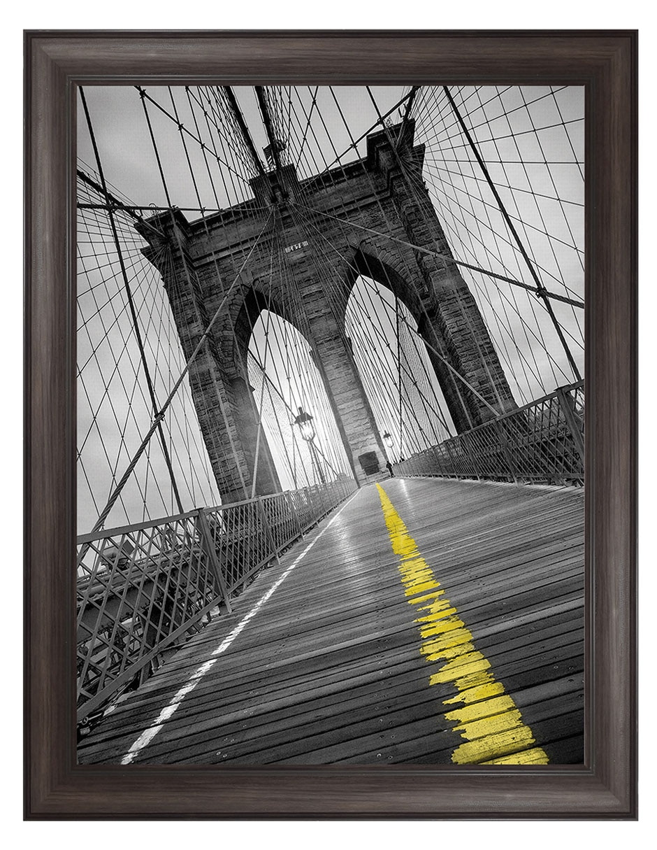 Cuadro decorativo Puente de Brooklyn – pop de Moises Levy técnica mixta