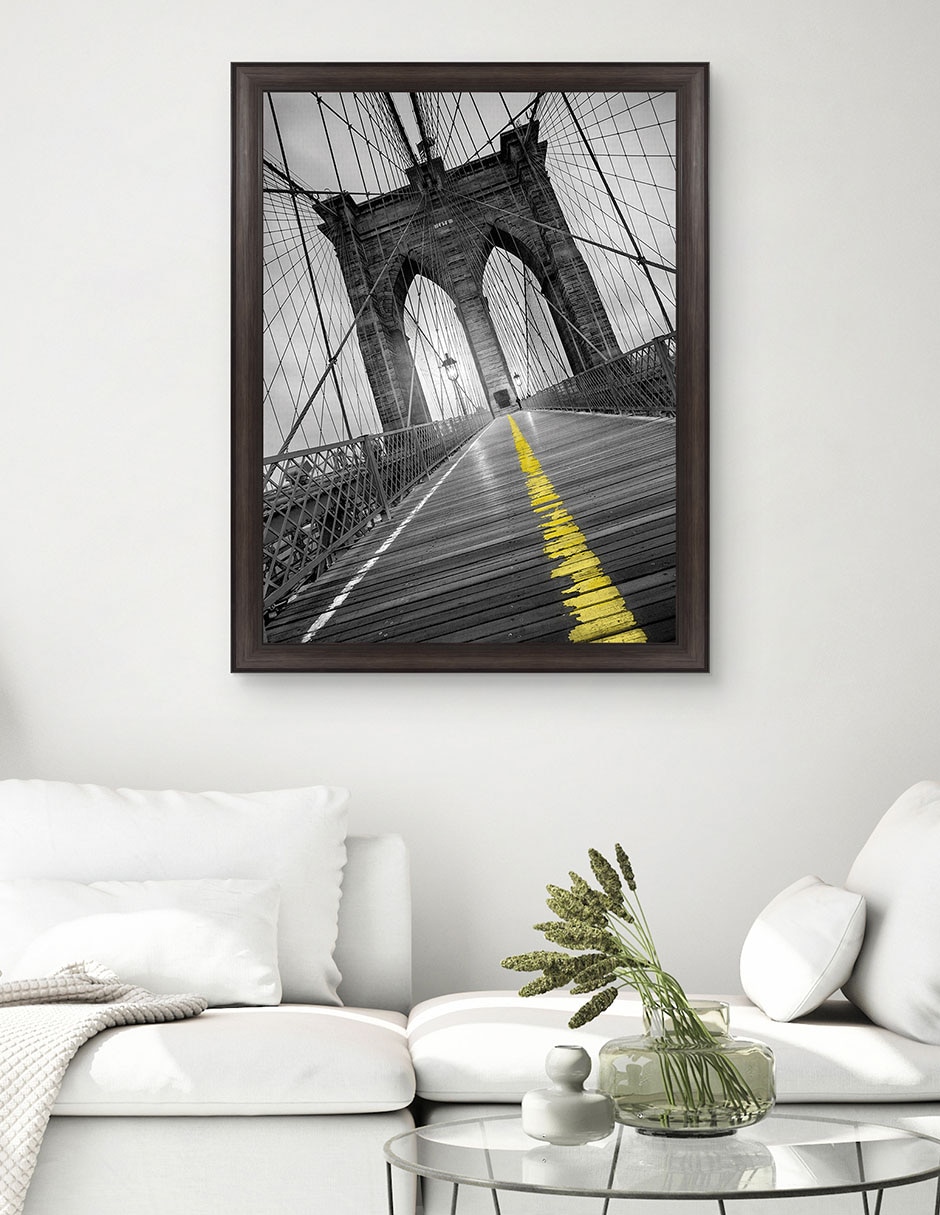 Cuadro decorativo Puente de Brooklyn – pop de Moises Levy técnica mixta 3
