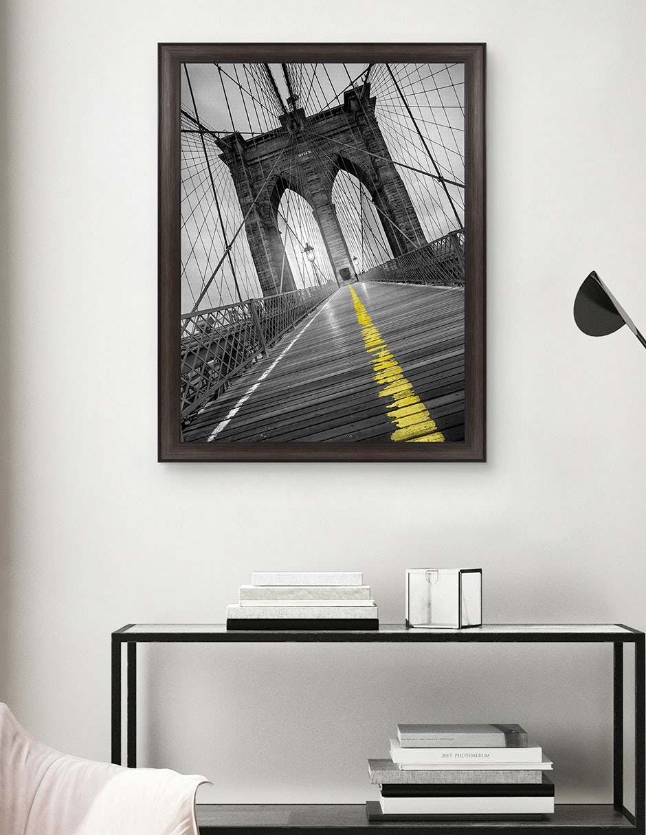 Cuadro decorativo Puente de Brooklyn – pop de Moises Levy técnica mixta 5