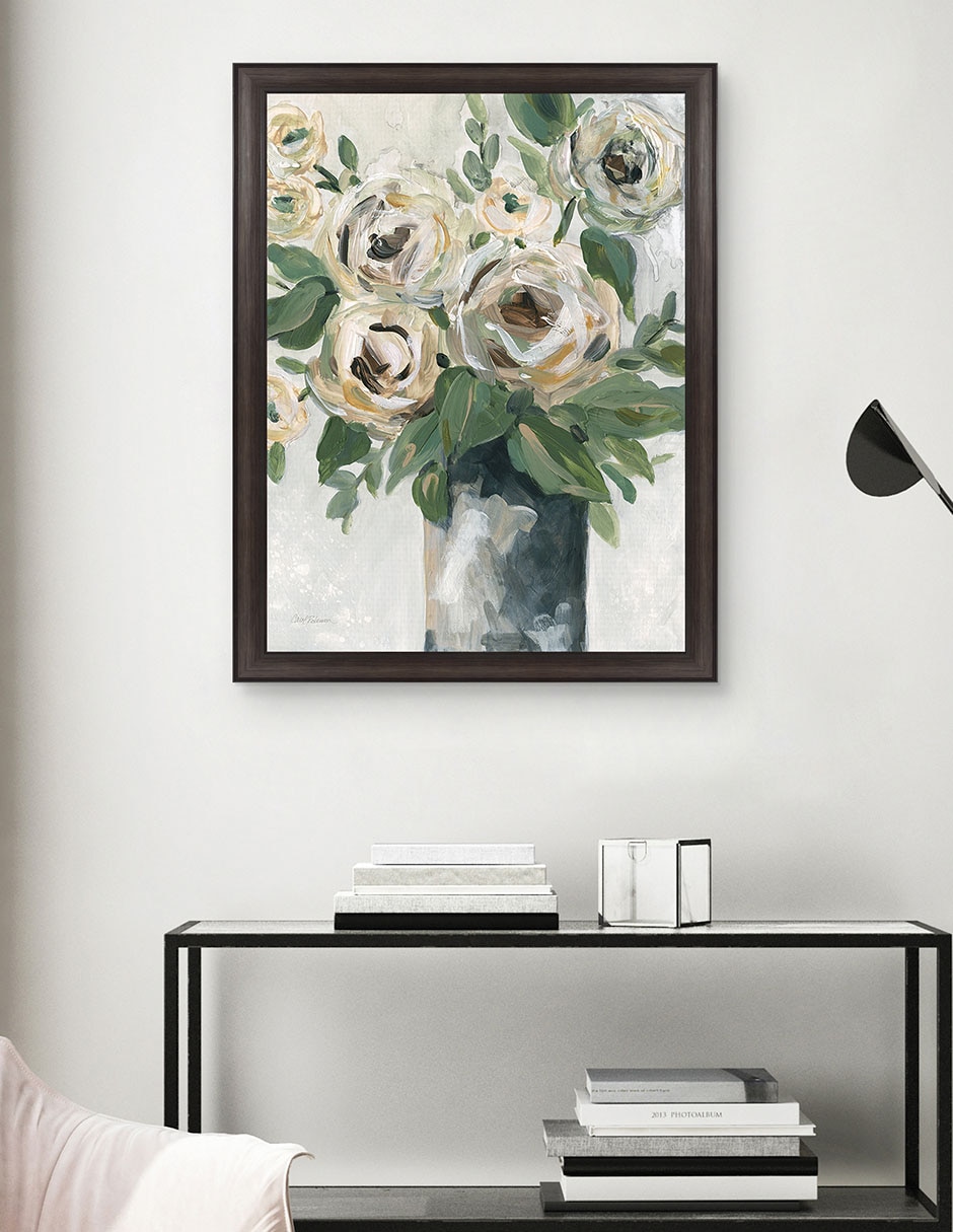 Cuadro decorativo Profundidad floral de Carol Robinson técnica mixta 5