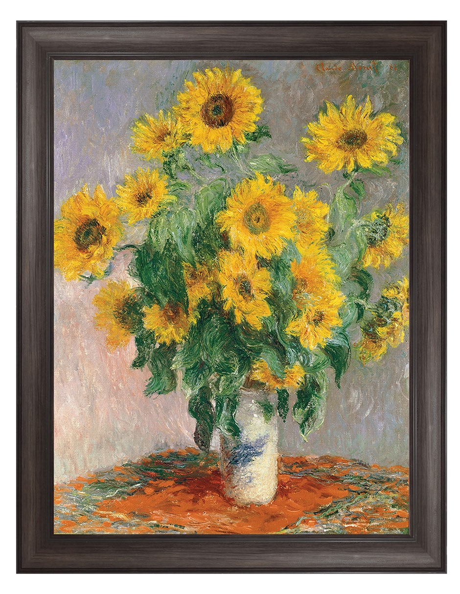 Cuadro decorativo Monet – girasoles de Portfolio Arts Group técnica mixta Cuadro decorativo Monet – girasoles de Portfolio Arts Group técnica mixta