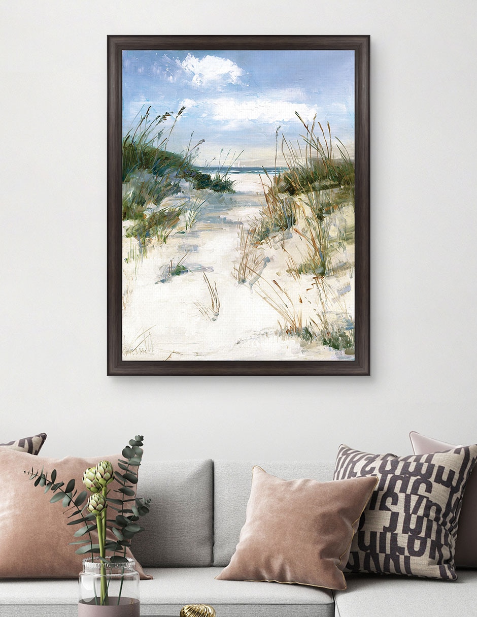 Cuadro decorativo Vista de dunas de Sally Swatland técnica mixta 2