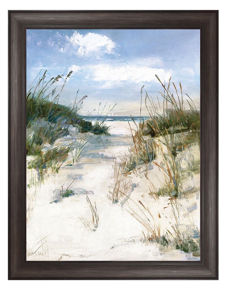 Cuadro decorativo Vista de dunas de Sally Swatland técnica mixta Cuadro decorativo Vista de dunas de Sally Swatland técnica mixta