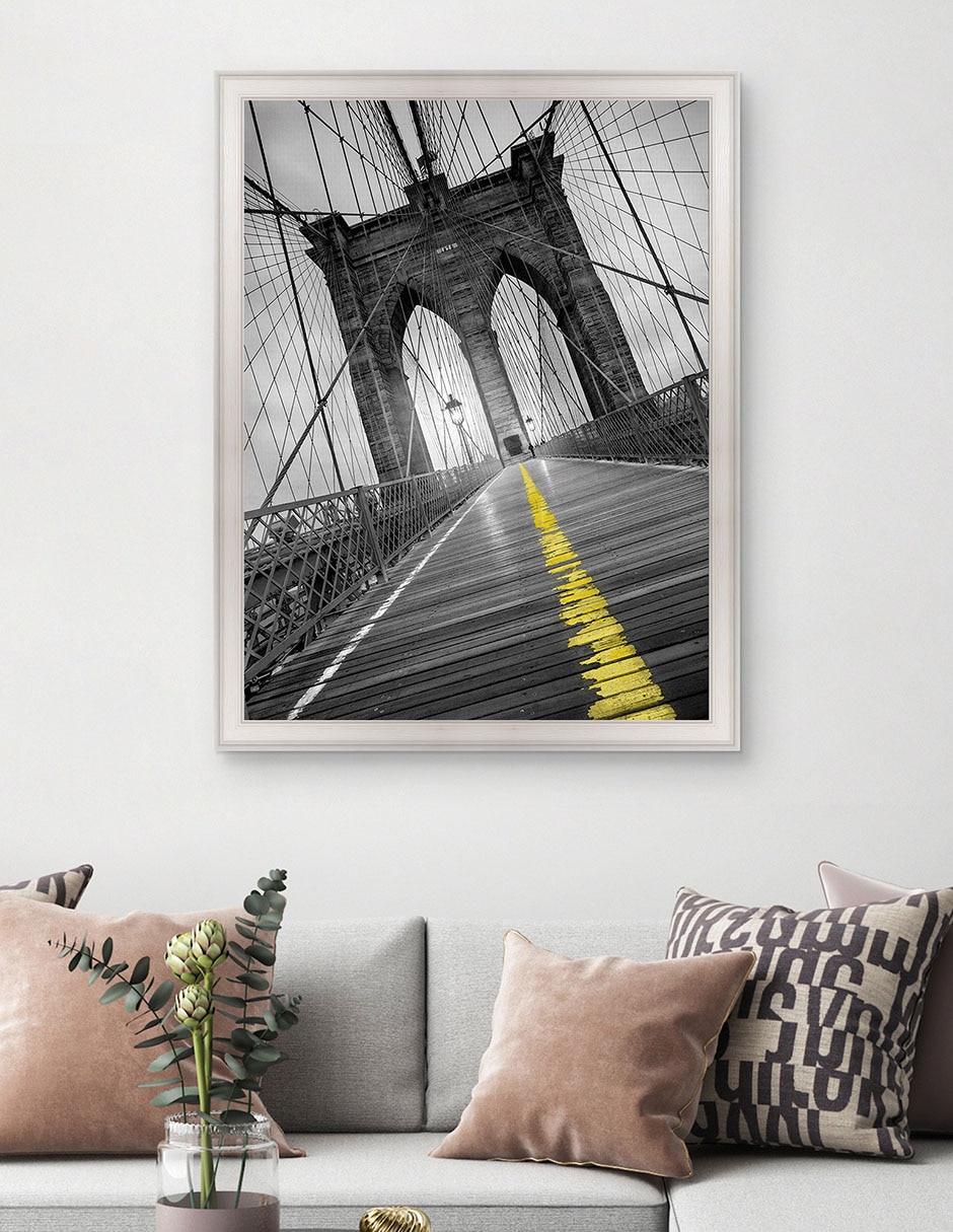 Cuadro decorativo Puente de Brooklyn – Pop de Moises Levy técnica mixta 3