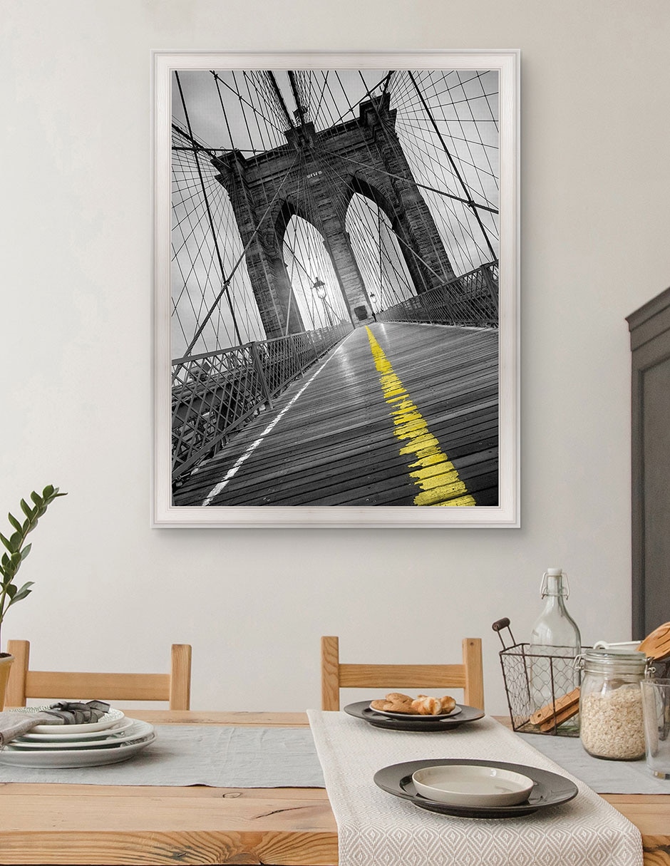 Cuadro decorativo Puente de Brooklyn – Pop de Moises Levy técnica mixta 4