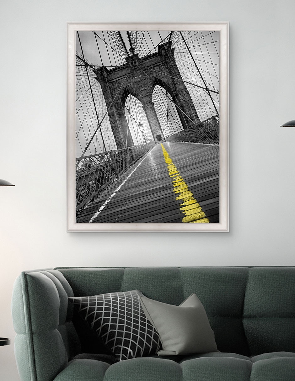 Cuadro decorativo Puente de Brooklyn – Pop de Moises Levy técnica mixta 5