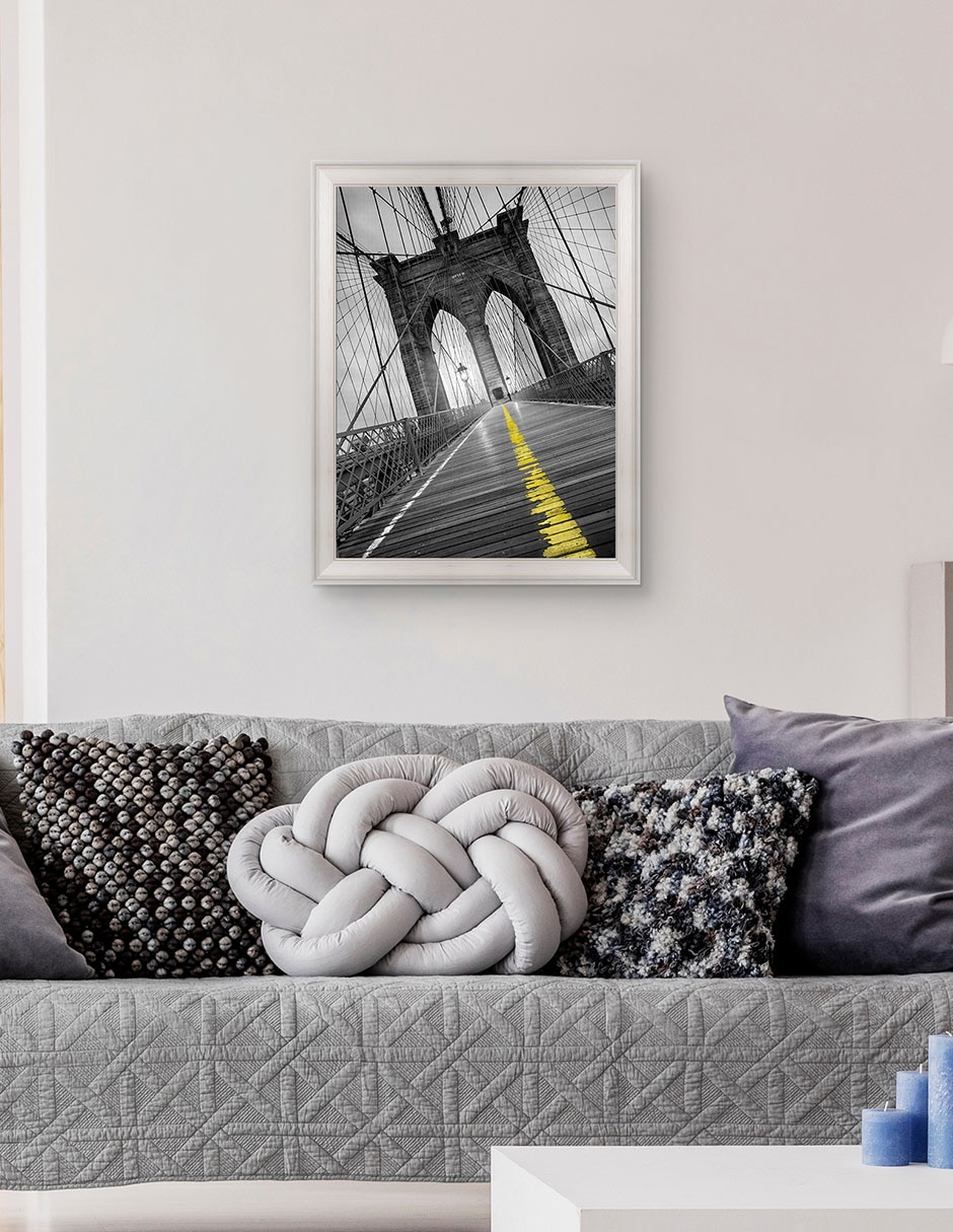 Cuadro decorativo Puente de Brooklyn – Pop de Moises Levy técnica mixta 4