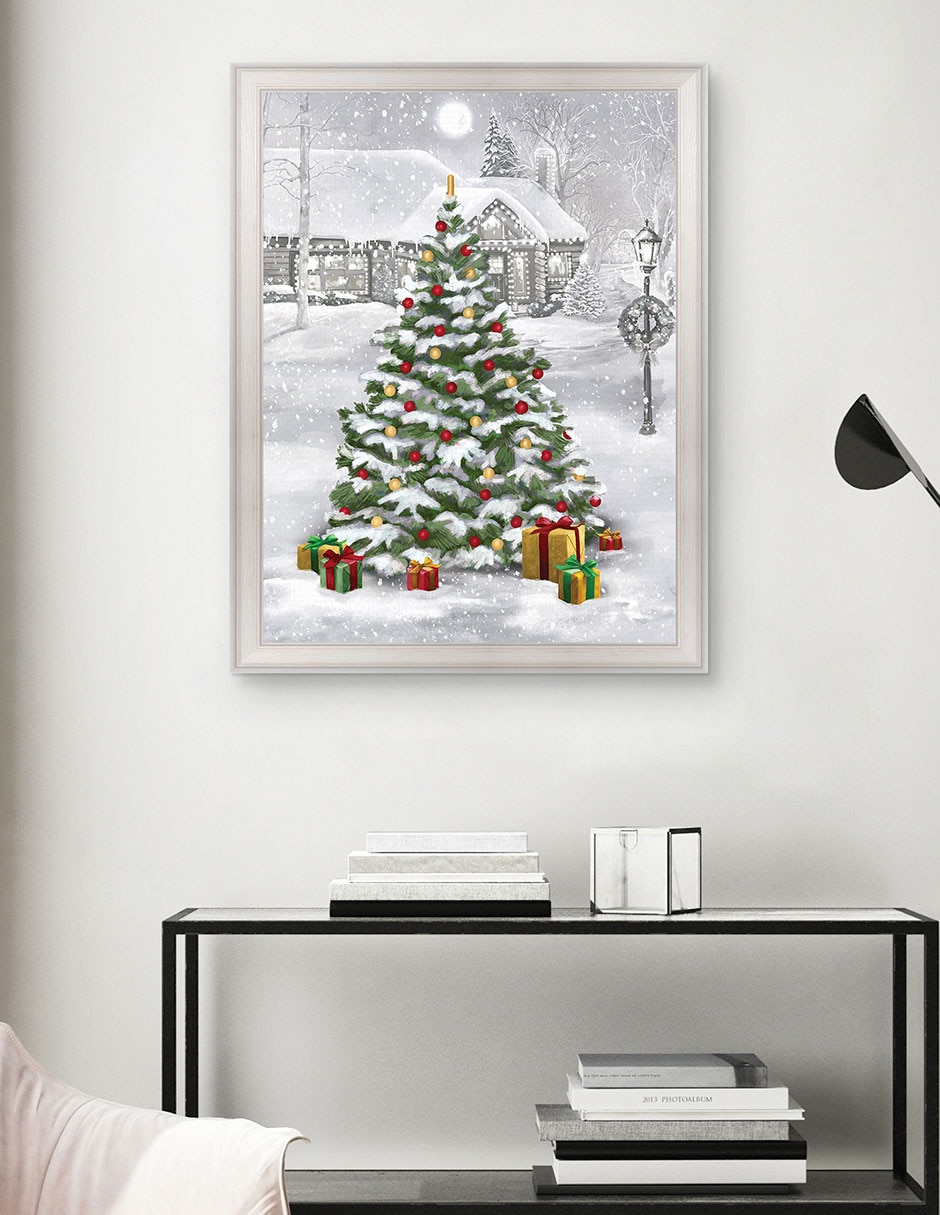 Cuadro decorativo Árbol resplandeciente de Grateful Licensing Studio técnica mixta 4