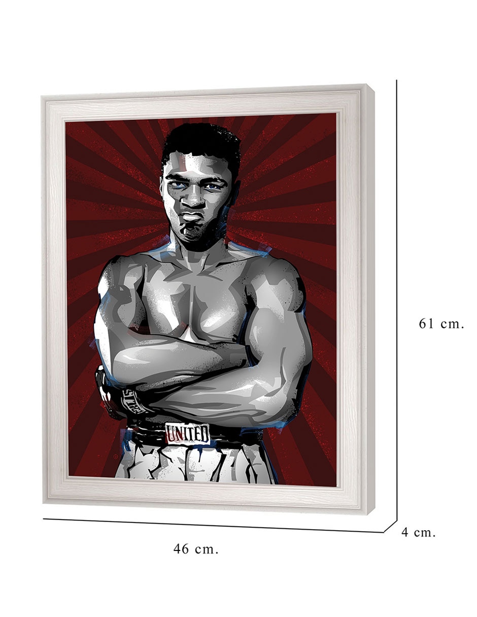 Cuadro decorativo El mejor boxeador de todos los tiempos de Nikita Abakumov técnica mixta 2