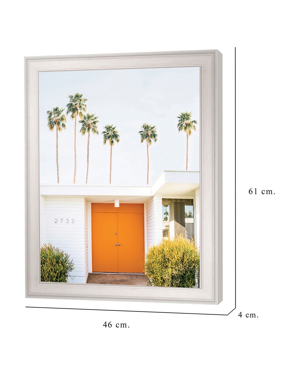 Cuadro decorativo Palm Springs de Sisi & Seb técnica mixta 2