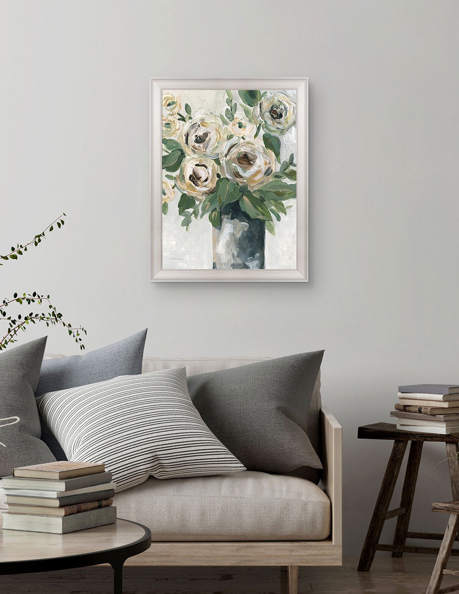 Cuadro decorativo Profundidad floral de Carol Robinson técnica mixta 2