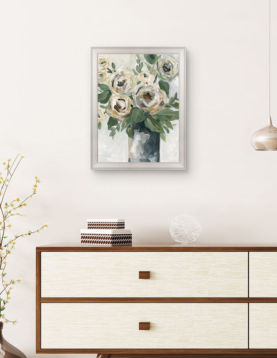 Cuadro decorativo Profundidad floral de Carol Robinson técnica mixta 3
