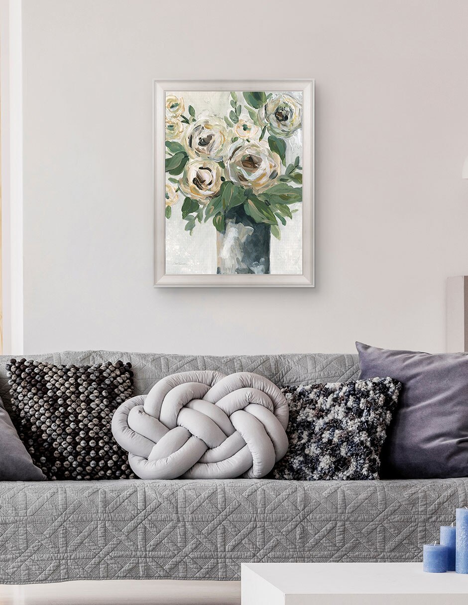 Cuadro decorativo Profundidad floral de Carol Robinson técnica mixta 4