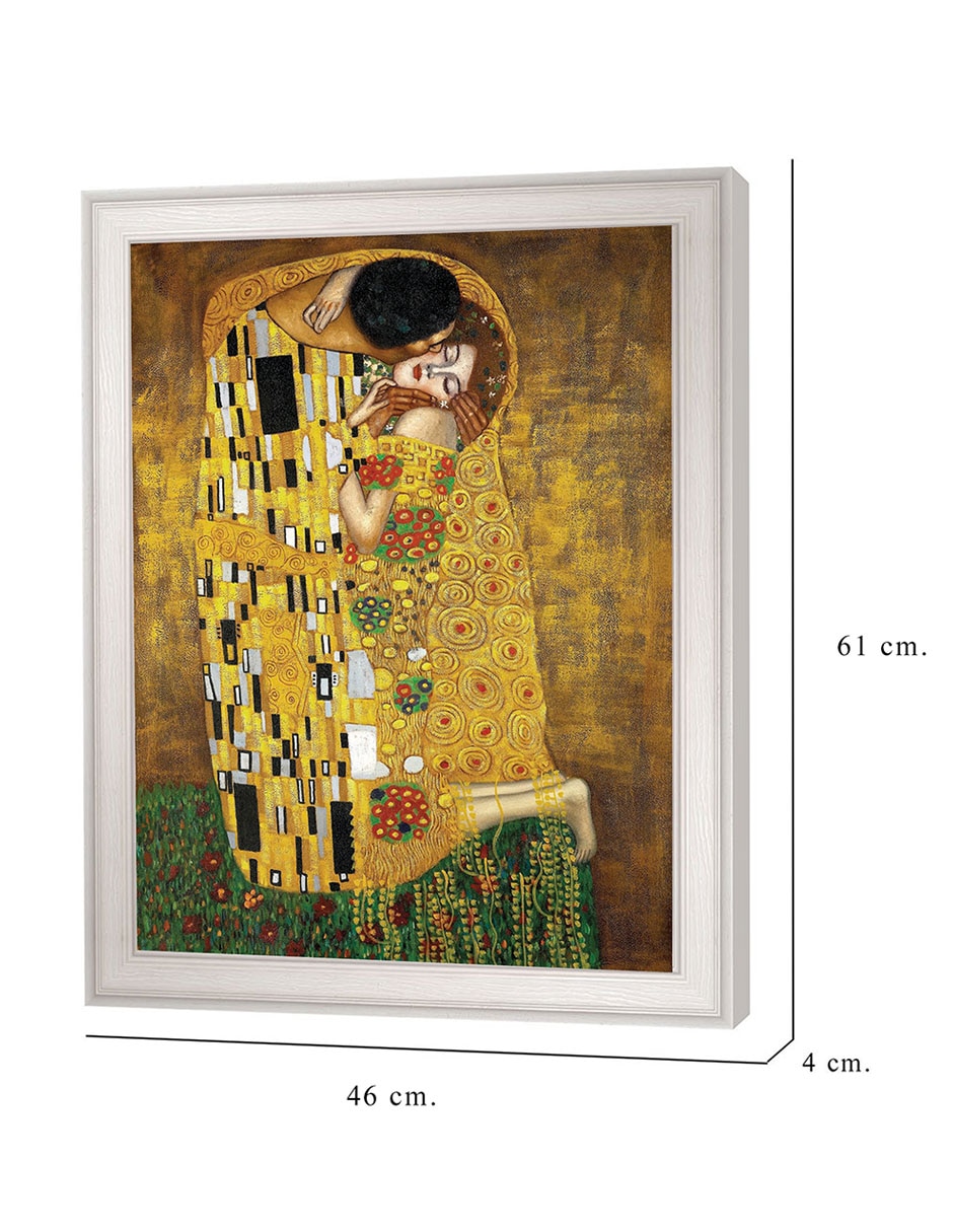 Cuadro decorativo El beso eterno de Gustav Klimt técnica mixta 2