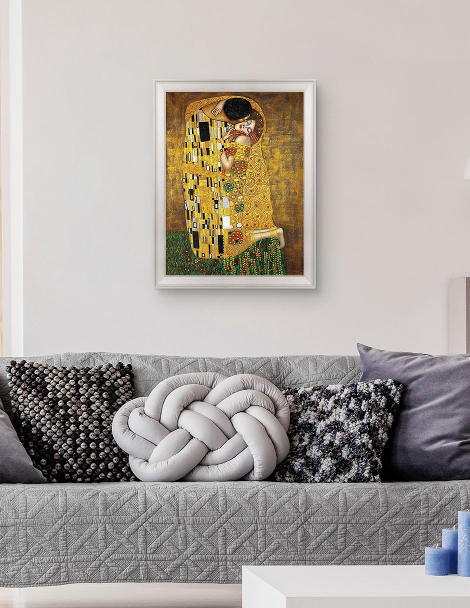 Cuadro decorativo El beso eterno de Gustav Klimt técnica mixta 5