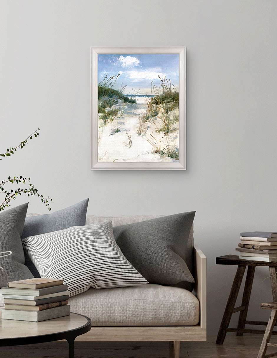 Cuadro decorativo Vista de dunas de Sally Swatland técnica mixta 2
