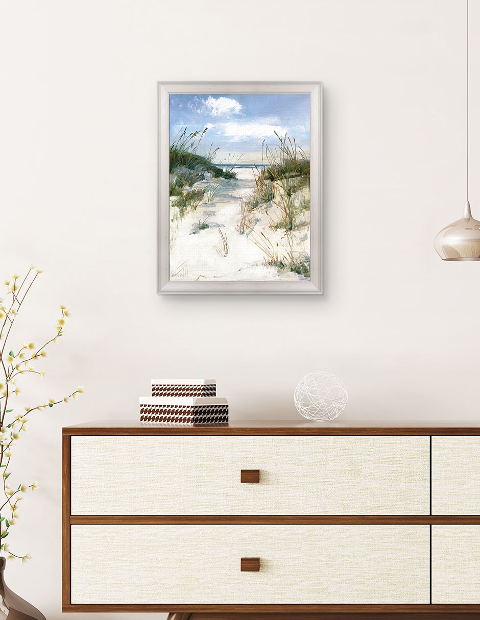 Cuadro decorativo Vista de dunas de Sally Swatland técnica mixta 3