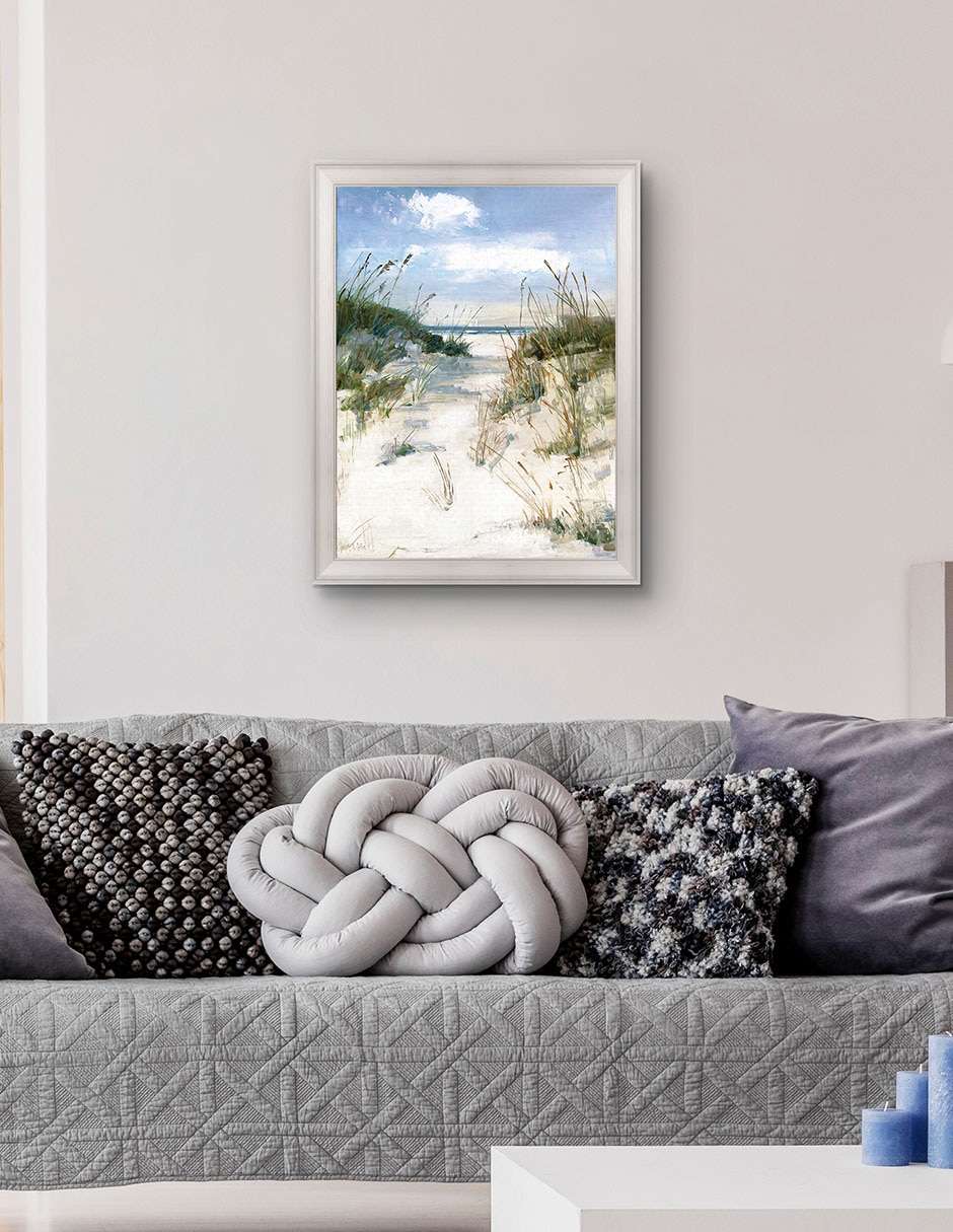 Cuadro decorativo Vista de dunas de Sally Swatland técnica mixta 4