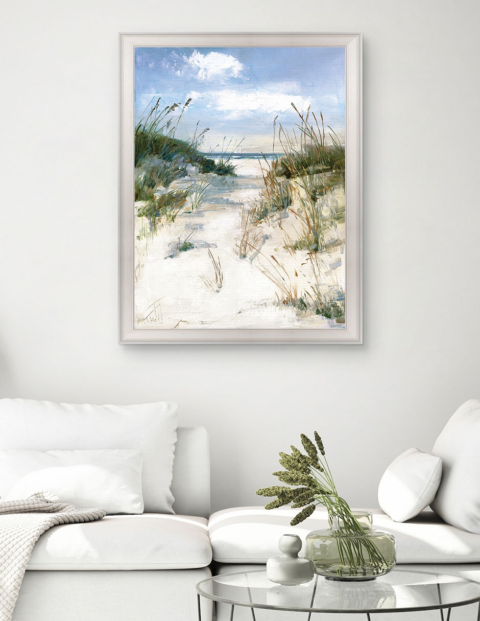 Cuadro decorativo Vista de dunas de Sally Swatland técnica mixta 3