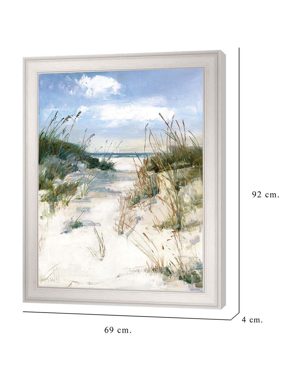 Cuadro decorativo Vista de dunas de Sally Swatland técnica mixta 2