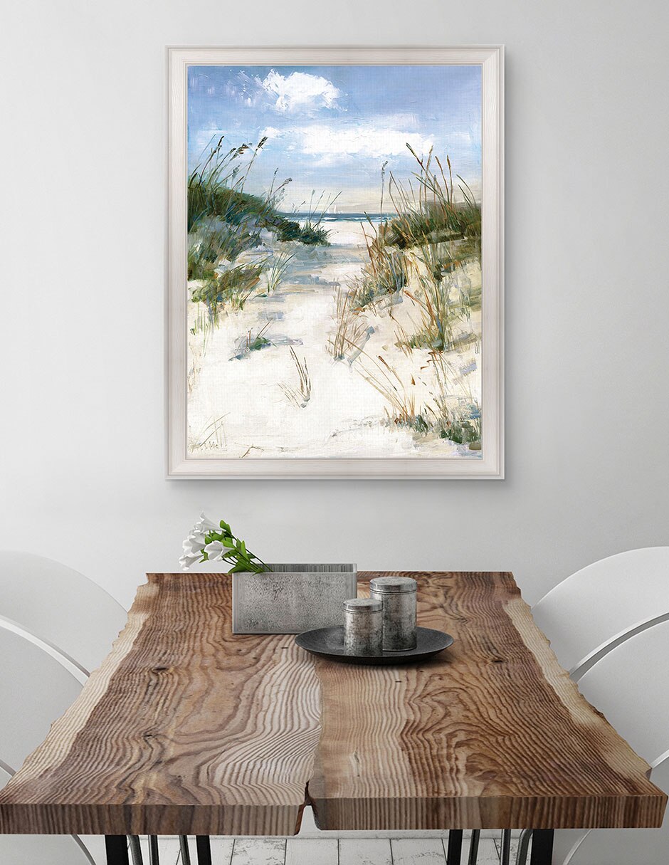 Cuadro decorativo Vista de dunas de Sally Swatland técnica mixta 4