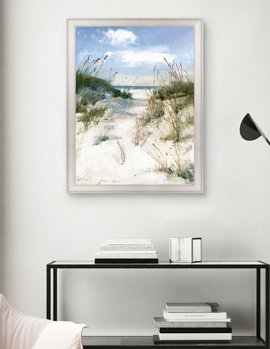 Cuadro decorativo Vista de dunas de Sally Swatland técnica mixta 5