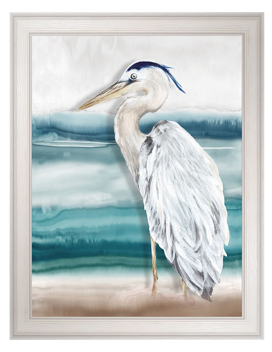 Cuadro decorativo Playa Garza II de Eva Watts técnica mixta
