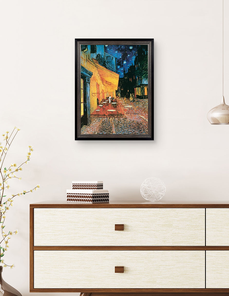 Cuadro decorativo Van Gogh – Terraza de café de noche de Portfolio Arts Group técnica mixta 3